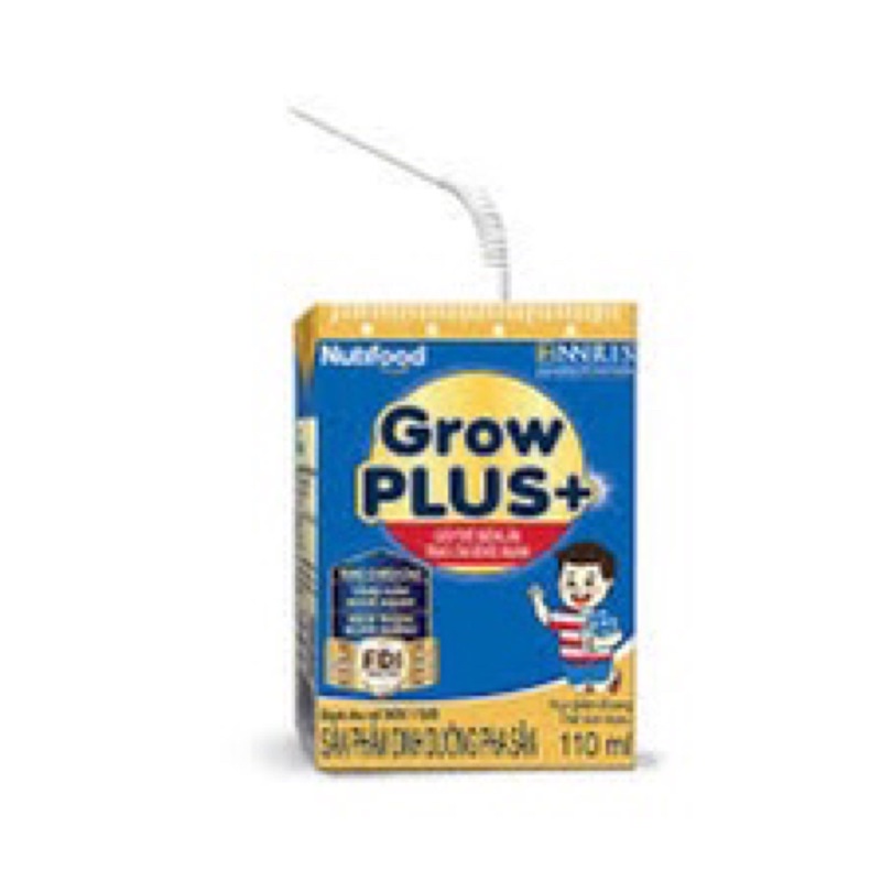 Sữa bột pha sẵn Nuti Growplus+ tăng cân 110ml (thùng 48 hộp)