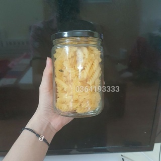 Hũ thủy tinh tròn 500ml nắp chống tràn - Lọ thủy tinh đựng thực phẩm