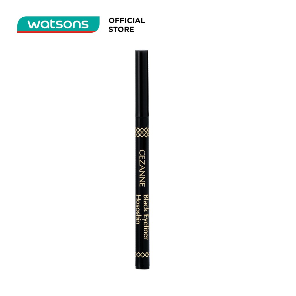 Bút Kẻ Mắt Dạ Đen Cezanne Black Eyeliner Hososhin 1.65mm