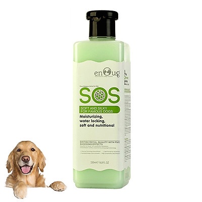 Sữa tắm cho chó SOS 530ml poodle, lông trắng, lông tối màu