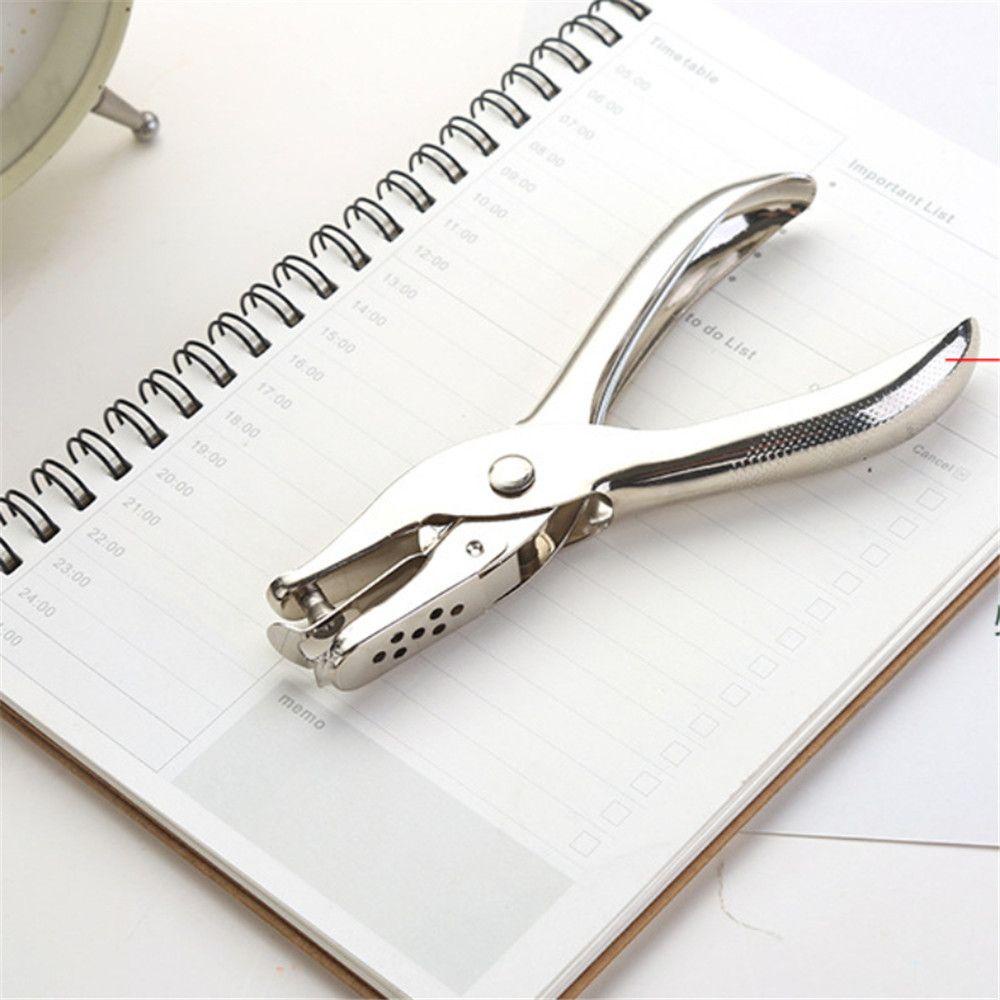 PISTA Dụng Cụ Bấm Lỗ Giấy Kim Loại Hình Tròn