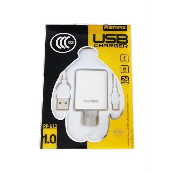 Củ Sạc Micro Kèm cáp REMAX Trắng