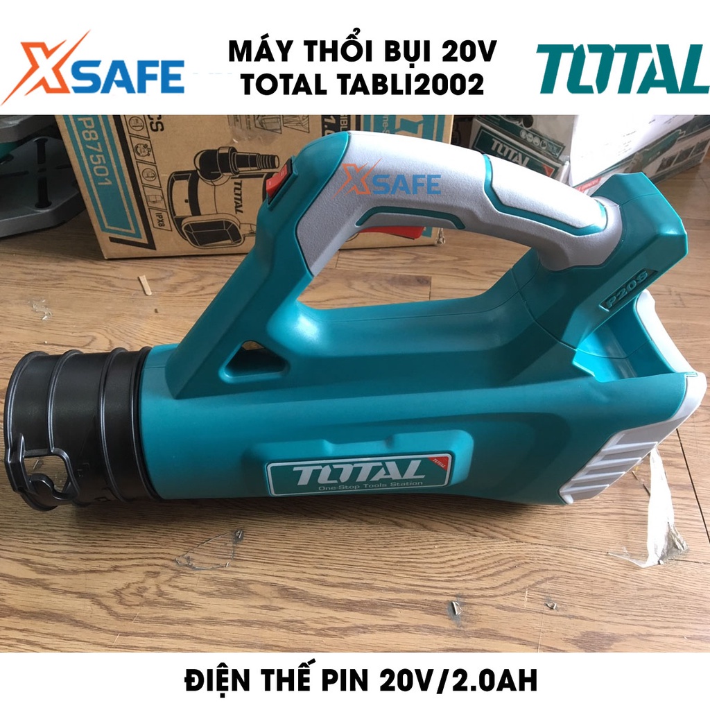 Máy thổi bụi dùng Pin 20V TOTAL TABLI2002 ba tốc độ (Không kèm Pin và Sạc) Máy thổi bụi cầm tay lượng hơi TB 8.5m3/ph