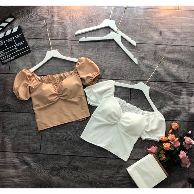 Áo croptop nhúng ngực