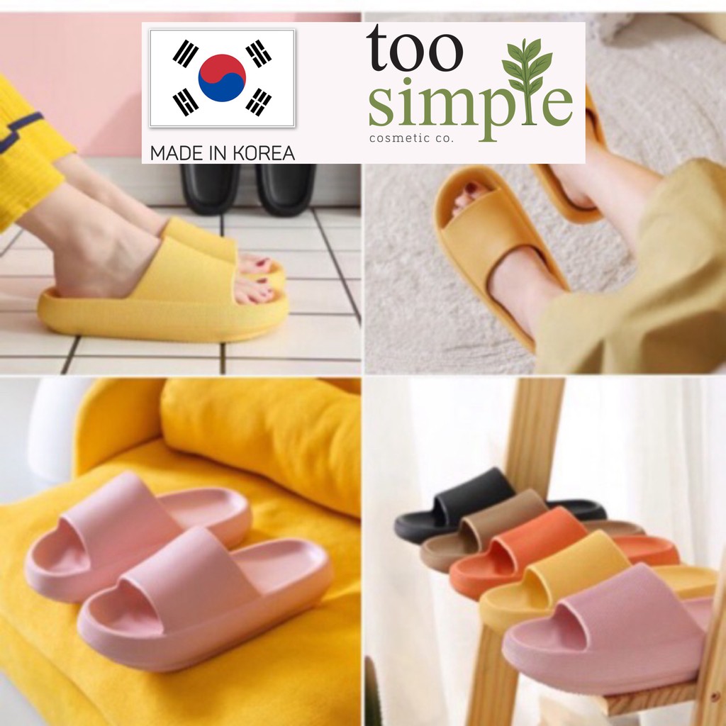 Dép đúc Thông Hơi màu trơn loại siêu nhẹ Too Simple