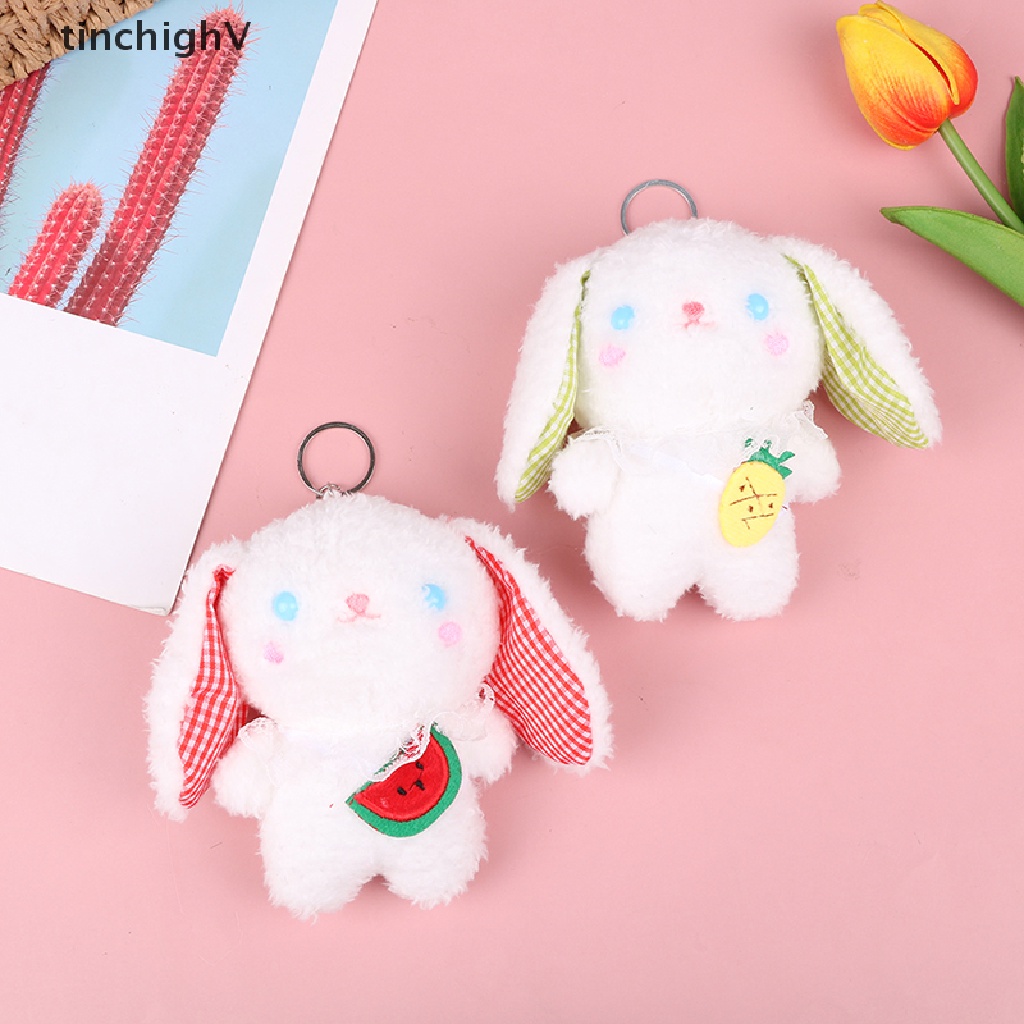 Thỏ nhồi bông 12cm thiết kế dễ thương dùng làm quà tặng sinh nhật độc đáo