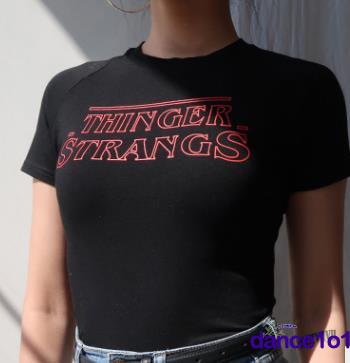 Áo Thun Tay Ngắn Cổ Tròn In Chữ Thời Trang Dành Cho Nữ