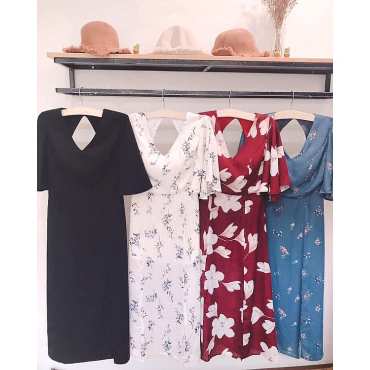Đầm Maxi Cánh Tiên Hở Lưng (4 MÀU) | BigBuy360 - bigbuy360.vn