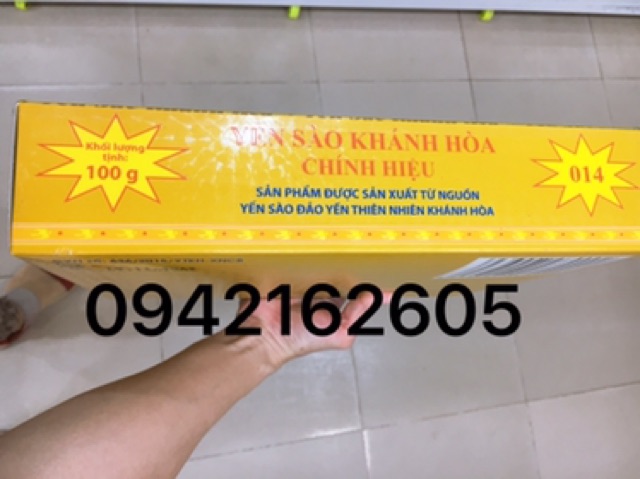 Yến sào đảo Yến thiên nhiên Khánh Hoà tinh chế 100g- Mã sản phẩm 014