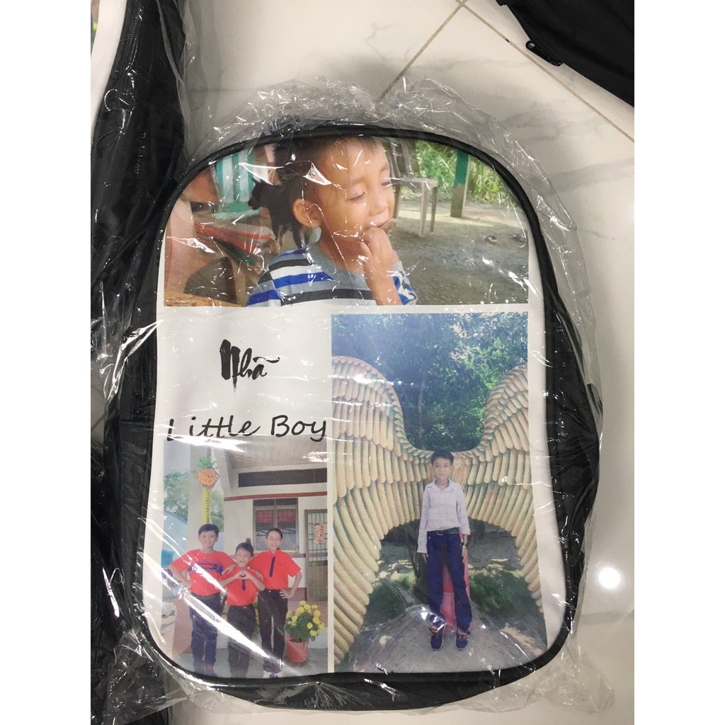 Balo in hình theo yêu cầu
