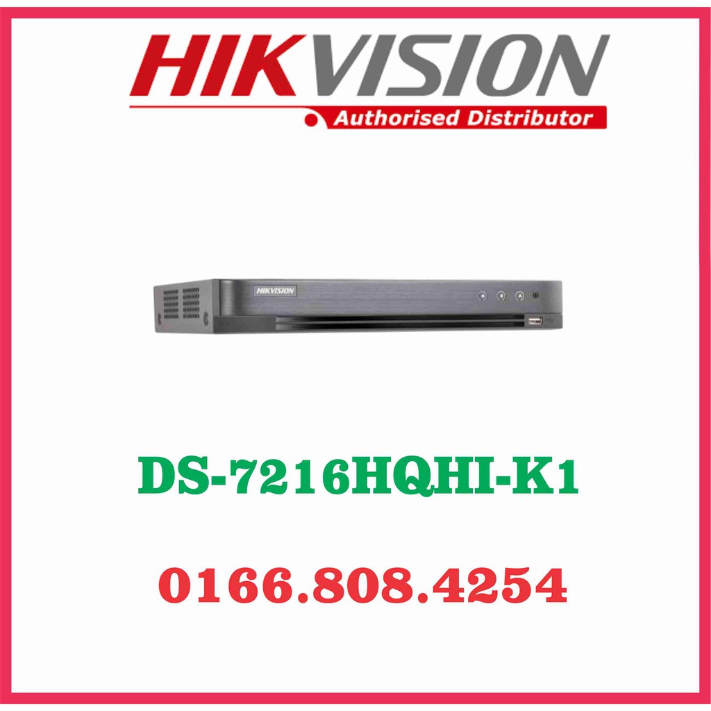 Đầu ghi thông minh 16 kênh HDTVI AcuSense HIKVISION iDS-7216HQHI-M1/S