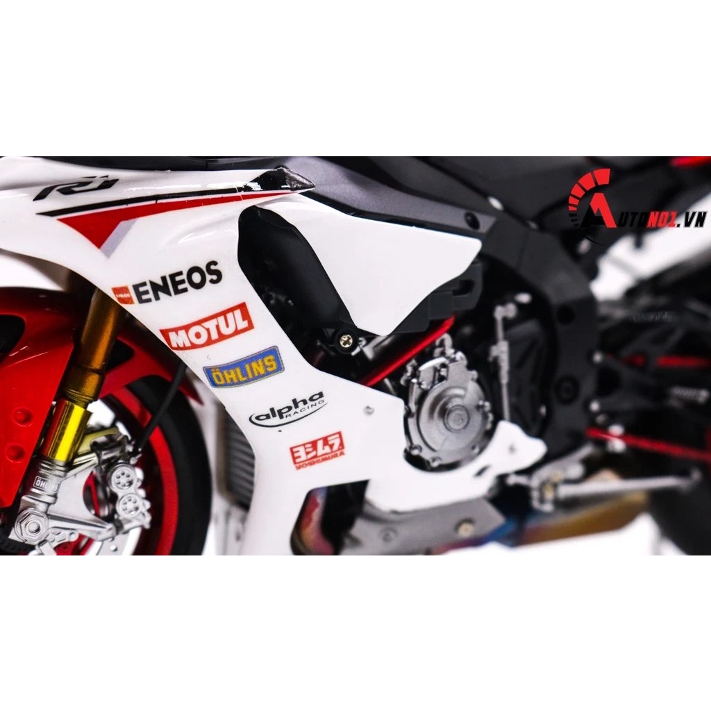 MÔ HÌNH XE YAMAHA YZF R1 RED WHITE 1:12 TAMIYA D080