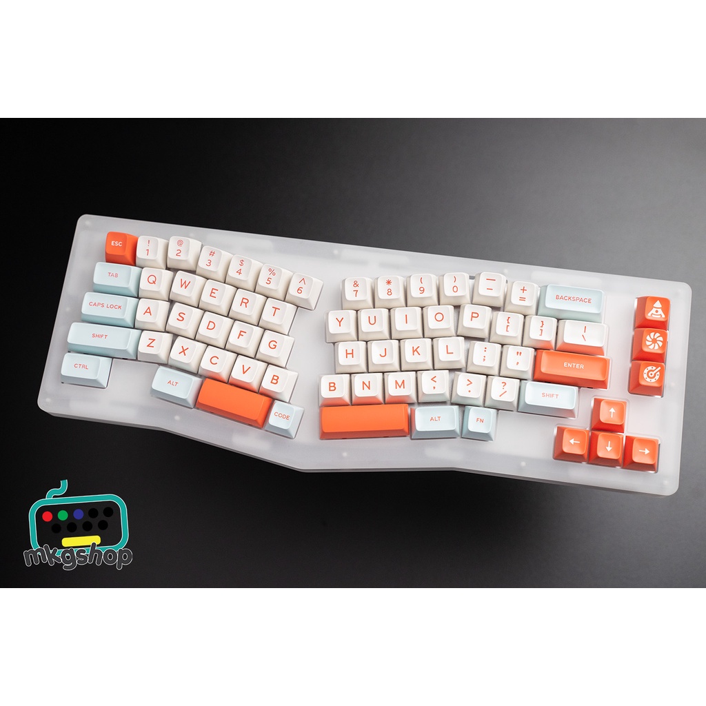 Keycap SA Salmon kiểu in doubleshot, SA profile, 172 nút bàn phím cơ