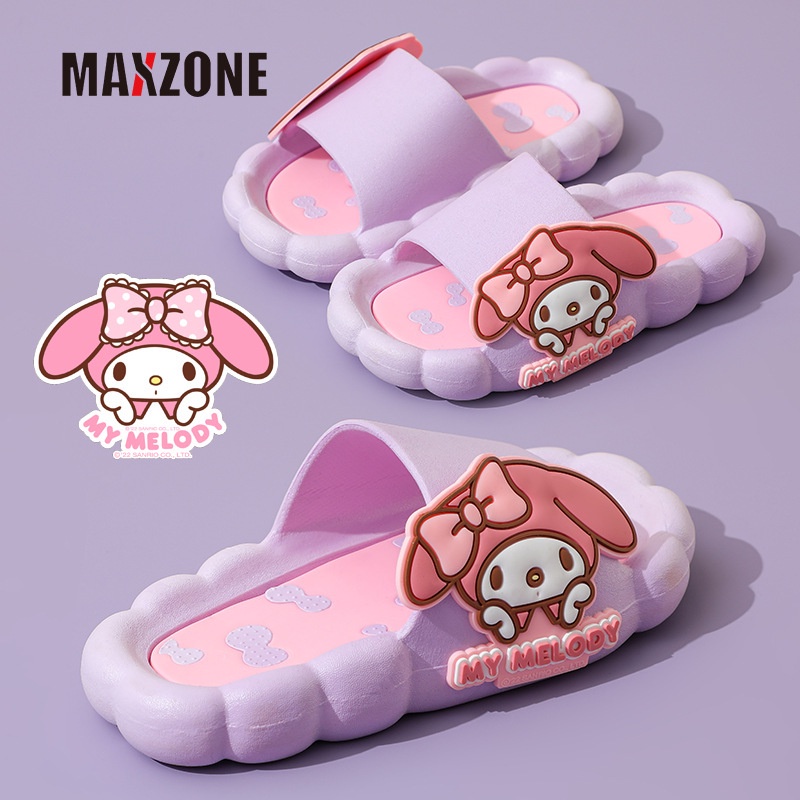 Dép Đi Trong Nhà Chống Trượt Họa Tiết Hello Kitty Sanrio My Melody Cinnamoroll Dễ Thương Cho Bé