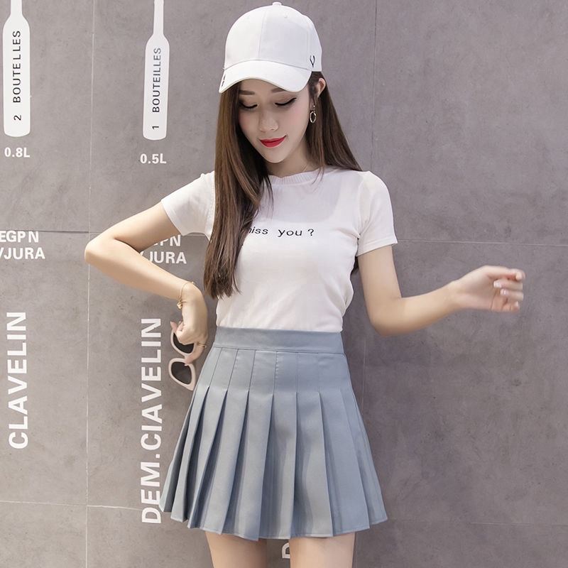 Chân Váy Xếp Li Họa Tiết Ca Rô Phong Cách Hàn Quốc Dành Cho Nữ | BigBuy360 - bigbuy360.vn