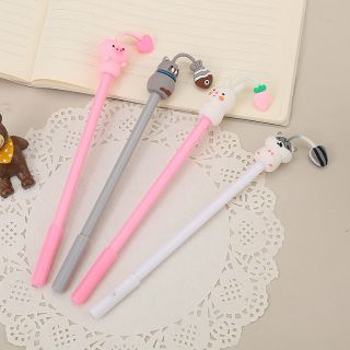 Bút viết bi nước - hình thú dễ thương