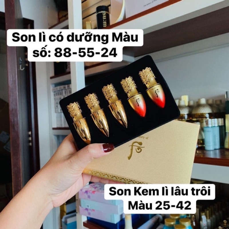 Sét son Whoo mini 5 thỏi The History Of WHoo