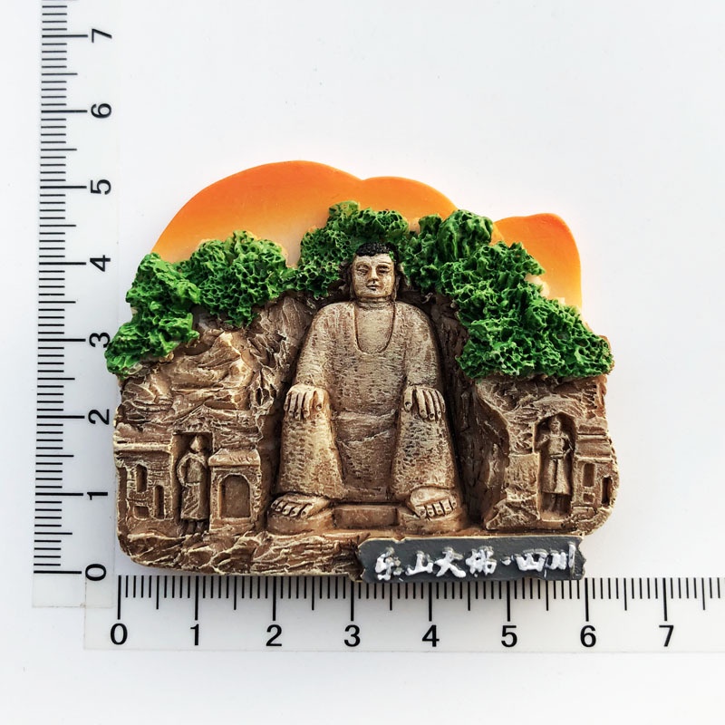 Nam Châm Hít Tủ Lạnh Họa Tiết 3D Phong Cách Trung Quốc Sáng Tạo