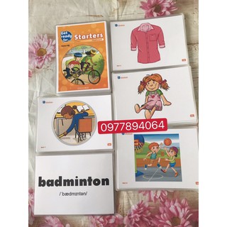 Flashcard GET READY FOR STARTER ép plastics bền đẹp
