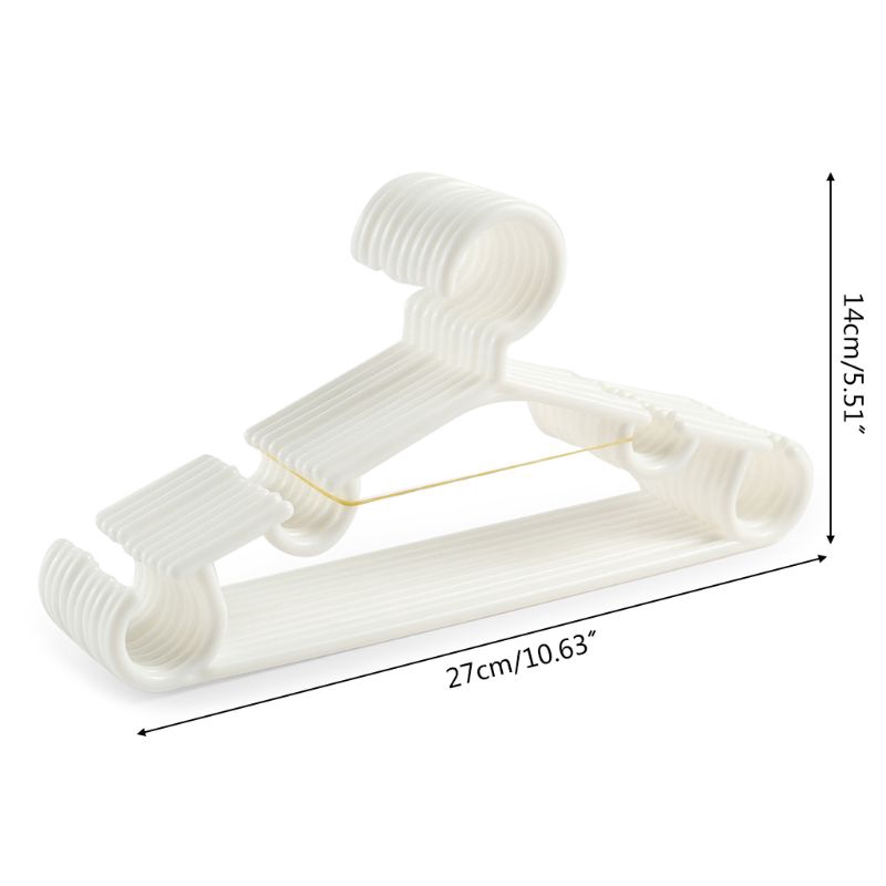 Set 10 Móc Nhựa Treo Quần Áo Trẻ Em