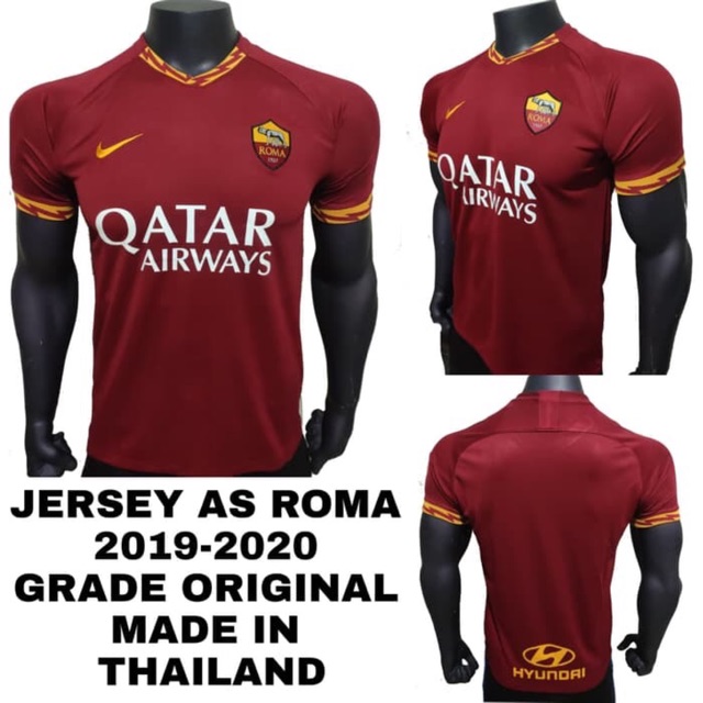 Áo Thun Bóng Đá As Roma 2019-2020 Chất Lượng Cao