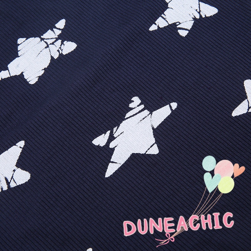 DUNEA Áo Croptop Hai Dây Hở Lưng In Hình Ngôi Sao Thời Trang Cho Nữ