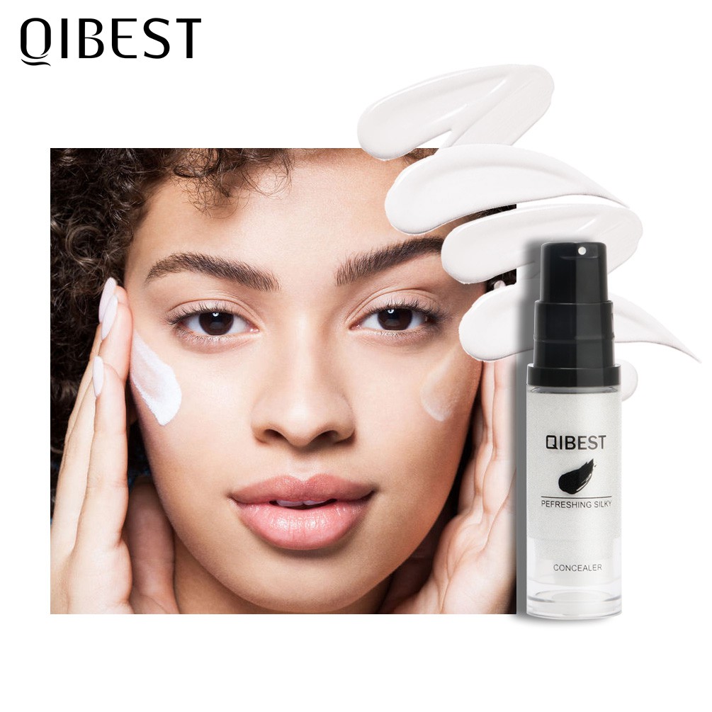 QIBEST Liquid Foundation Color Changing And Full Coverage Natural Makeup 25g