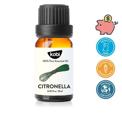Tinh dầu Sả Java Kobi Citronella 10ml thơm phòng khử mùi hỗ trợ xua côn trùng dùng khuếch tán