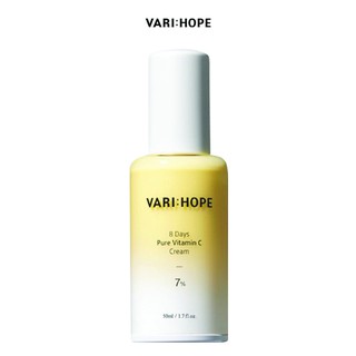  Kem dưỡng trắng da, mờ thâm mụn Vitamin C Varihope 8 Days Pure Vitamin C Cream 7%