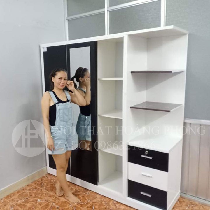 Tủ quần áo nhựa chửa lùa 4 cánh Bảo hành 2 năm tận nơi