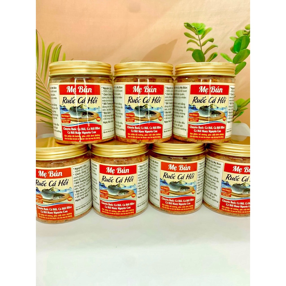 Ruốc Cá Hồi Mẹ Bún / Chà Bông Cá Hồi - Ruốc Ăn Dặm Cho Bé
