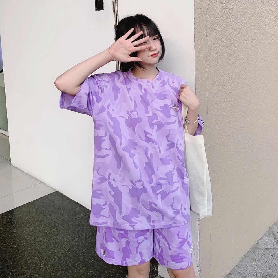 [Mã SKAMA06 giảm 8% tối đa 50K đơn 250K] Bộ thun cộc tay loang unisex sẵn kho | BigBuy360 - bigbuy360.vn