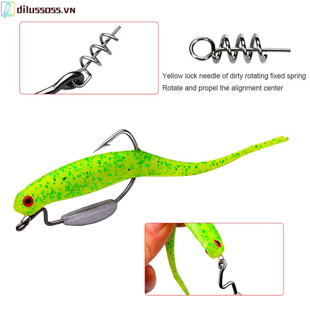 Set 5 Lưỡi Câu Cá Mềm 1.5g 2.5g 3g Chuyên Dụng