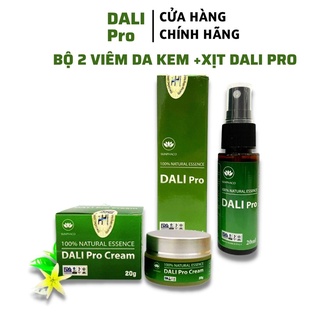 Bộ 2 Kem Bôi Da + Xịt Viêm Da DALI Pro 20g