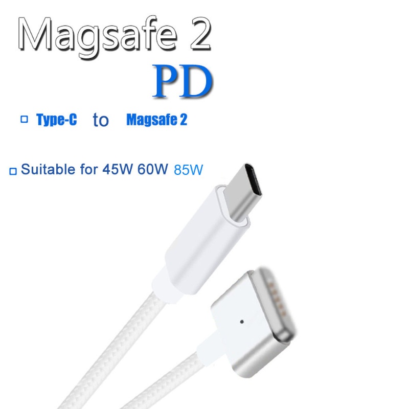 Dây Cáp Sạc Chuyển Đổi Usb Type C Sang Magsafe-2 Đầu Chữ T Cho Macbook-Air 45w 60w 85w 5.9ft