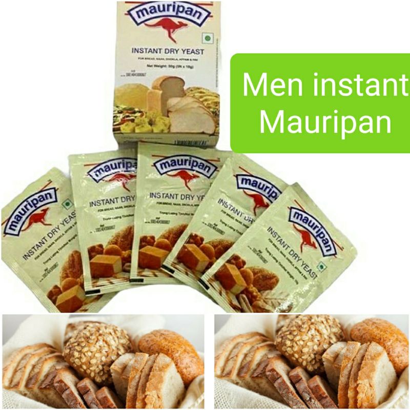 Men bánh mì INSTANT SUCCESS men nở men khô tách lẻ 20gr đủ dùng cho 1 ký bột mỳ