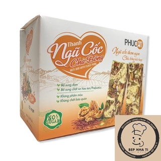 [GIẢM CÂN ĂN KIÊNG] THANH NGŨ CỐC CHÀ BÔNG PHÚC AN - CHUẨN XUẤT KHẨU 1 HÔP /5 THANH x 22 GR)