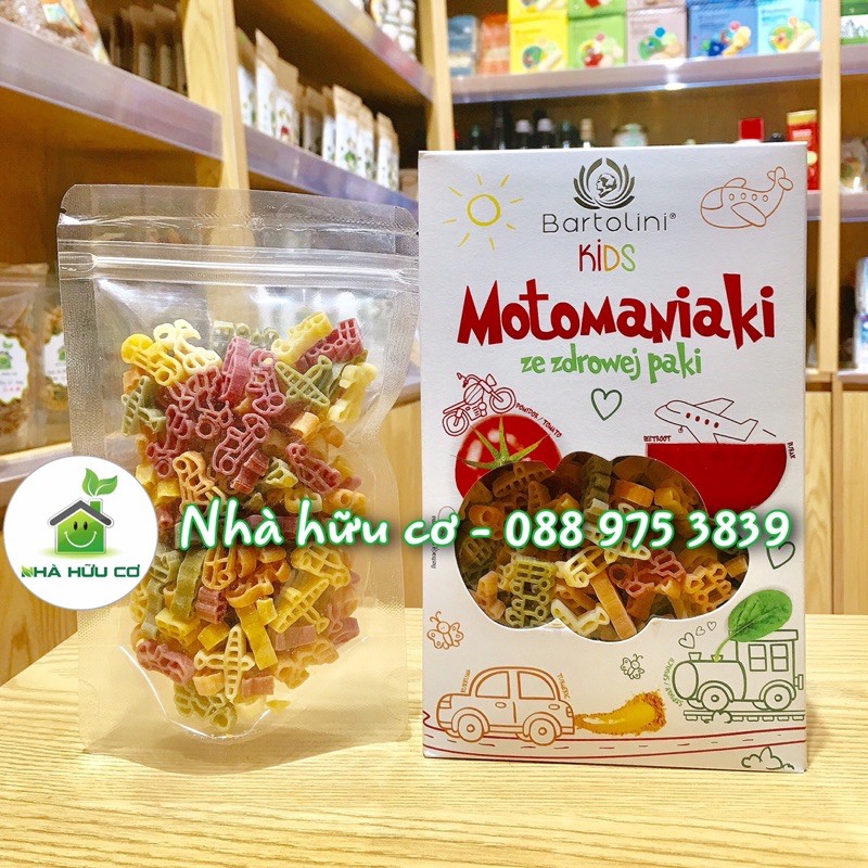 Mì nui rau củ cho bé HÌNH XE ĐỘNG CƠ - BARTOLINI  - Date: 10/2024