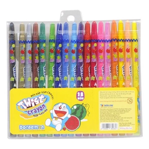 Bút sáp vặn Colokit Doraemon TCR-C05/DO