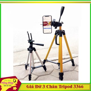 Giá Đỡ Điện Thoại Máy Ảnh Tripod 3366 cao 150cm