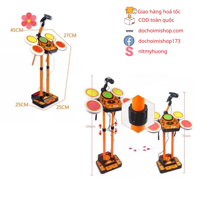 Đồ chơi đàn JR-Drum Reat Set 20335