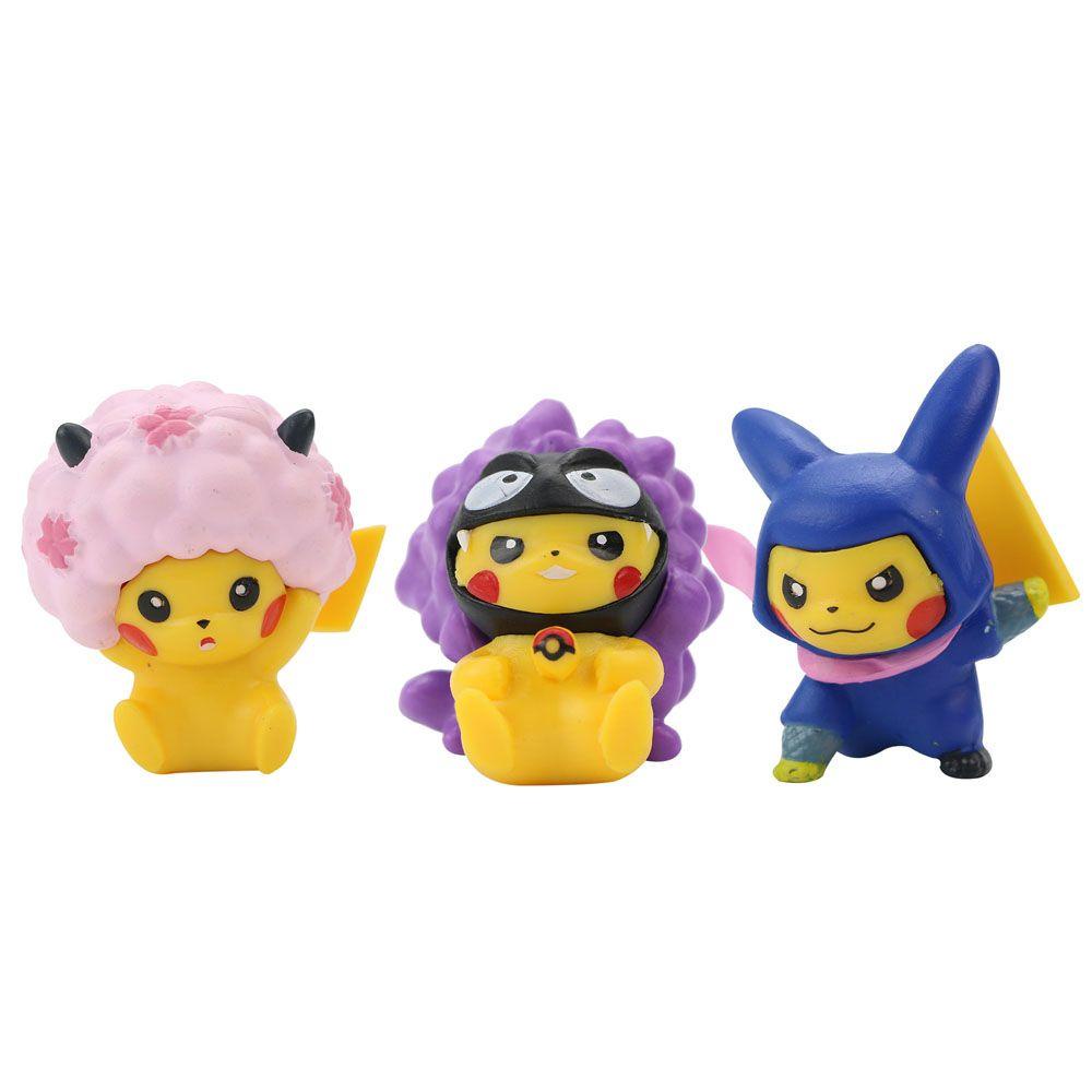 Mô Hình Nhân Vật Pikachu Bằng PVC Phong Cách Nhật Bản