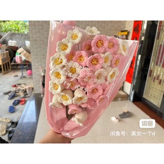 Hoa , thú bông len handmade