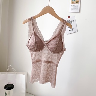 Áo bra ren dáng dài viền ngực (túi zip)
