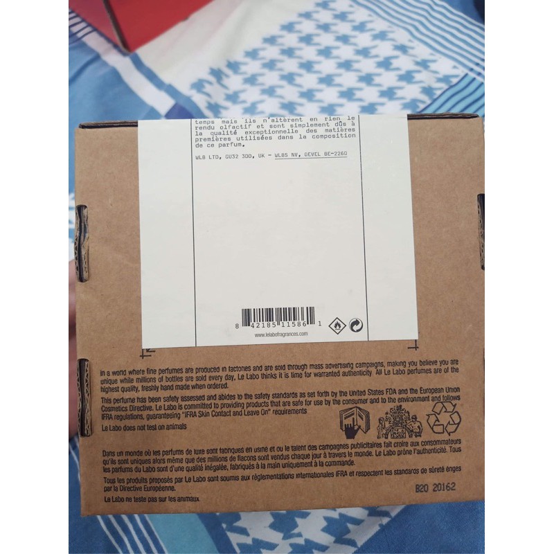 Nước hoa Le Labo Santal 33 FULL 100ml UNISEX