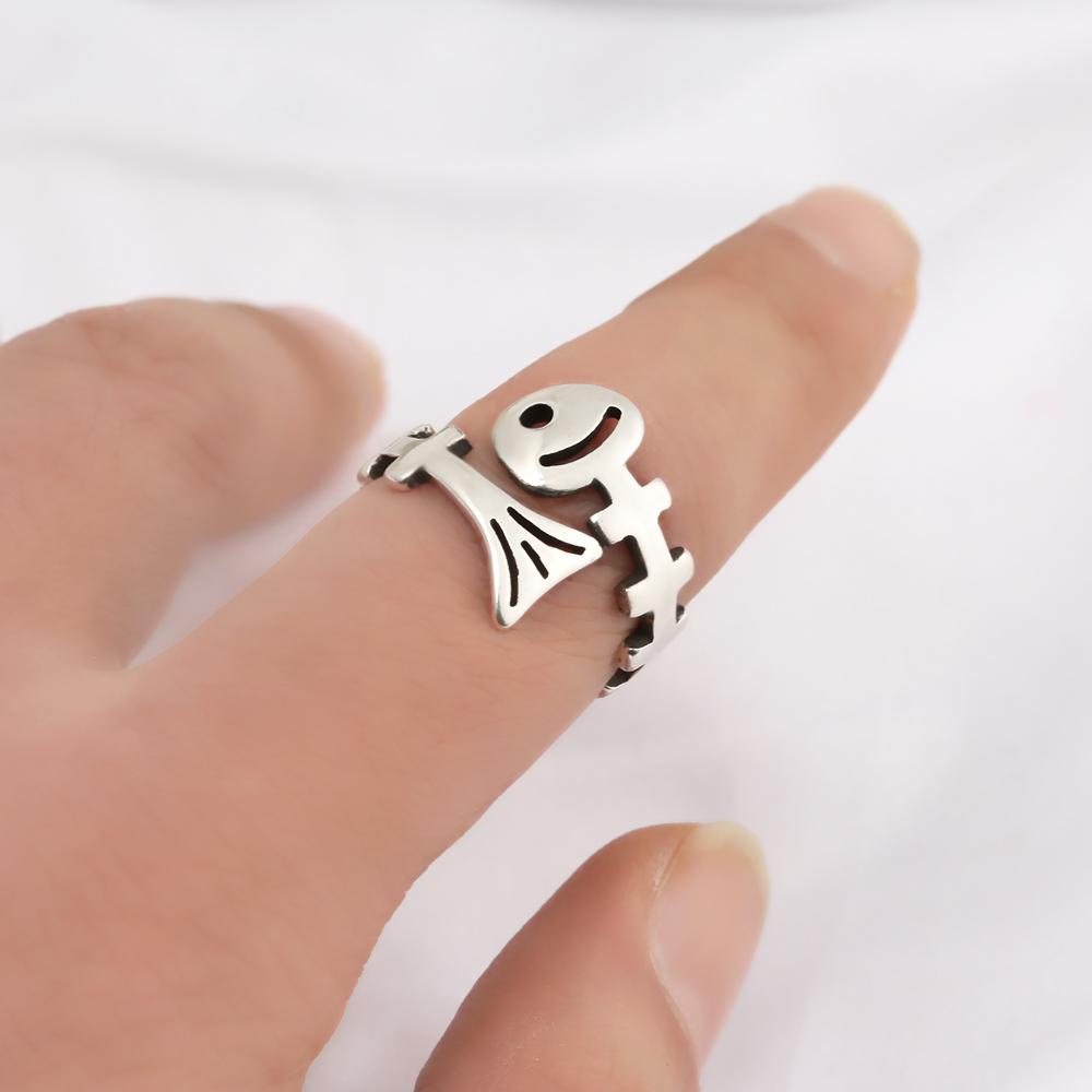 Nhẫn Hở Hỗ Trợ Đan Len Hình Xương Cá Độc Đáo