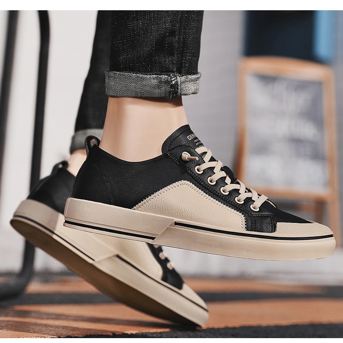 Giày Nam cao cấp Bun Store - Giày da Nam đẹp Sneaker thời trang sang xịn G907D