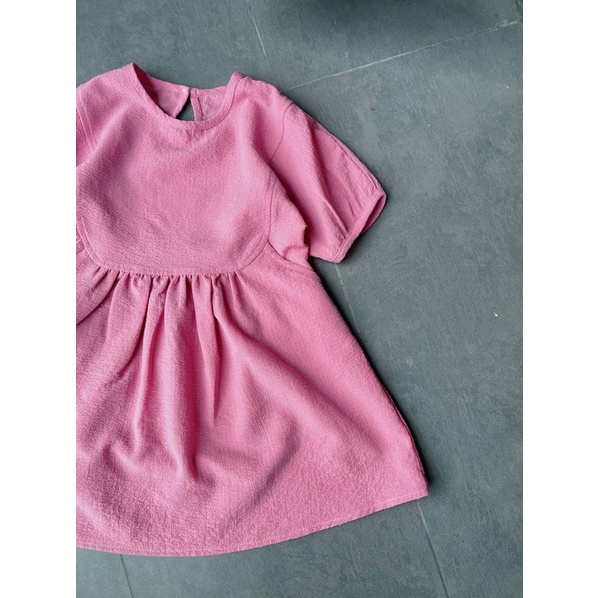 Váy đầm Zara hồng cực xinh cho bé gái