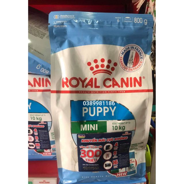 Thức ăn chó con royalcanin