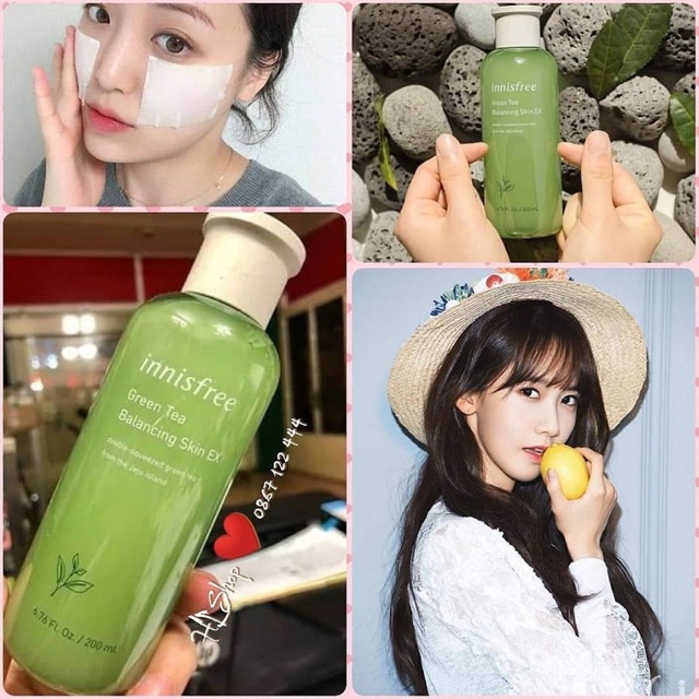 COMBO SET KEM DƯỠNG VÀ TONER TRÀ XANH INNISFREE